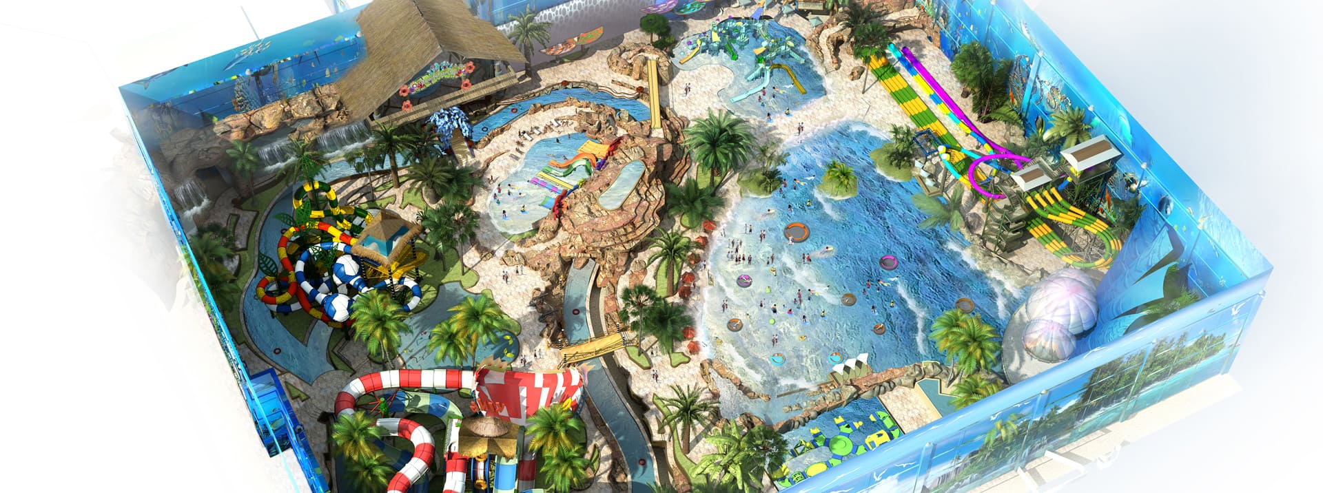 豐富多樣的溫泉戲水產品組合